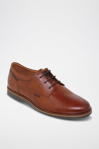 Derbys en cuir - Marron