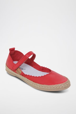 Babies en cuir  Cuque - Rouge