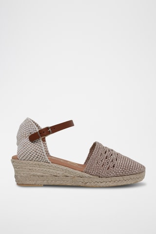 Espadrilles compensées - Taupe