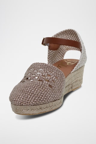 Espadrilles compensées - Taupe