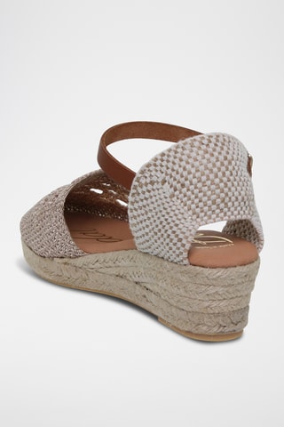 Espadrilles compensées - Taupe