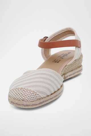 Espadrilles compensées  Amélie - Beige et marron