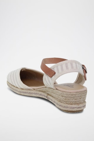 Espadrilles compensées  Amélie - Beige et marron