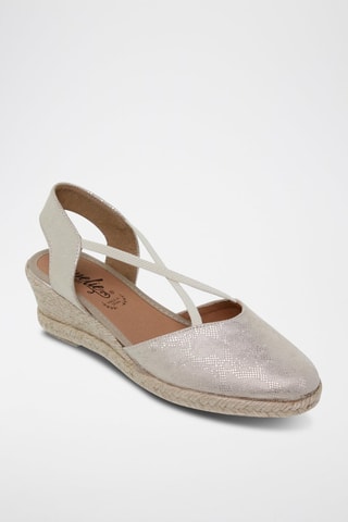 Espadrilles compensées  Amelie - Gris