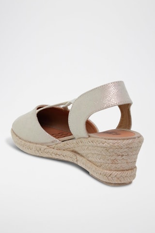 Espadrilles compensées  Amelie - Gris