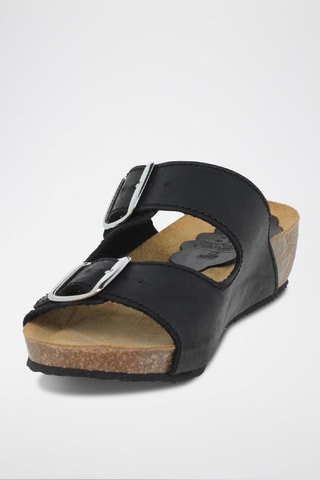 Mules en cuir  Blusandal - Noir