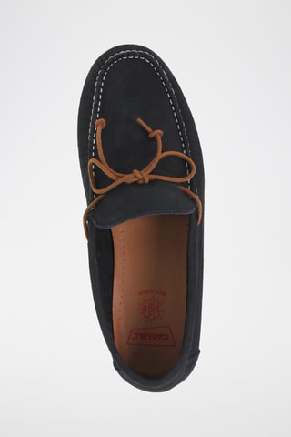 Chaussures bateau en cuir  Blusandal - Bleu