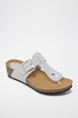Mules en cuir  Blusandal - Blanc