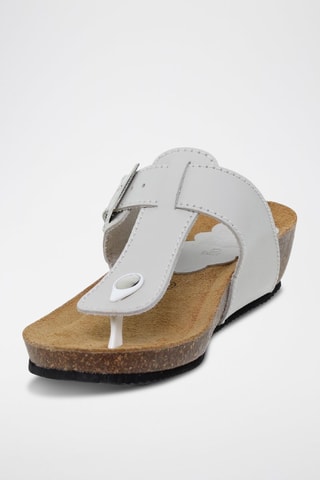 Mules en cuir  Blusandal - Blanc