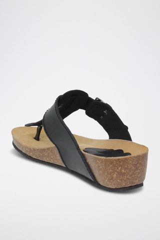 Mules en cuir  Blusandal - Noir