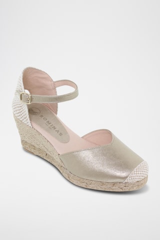 Espadrilles compensées - Argenté