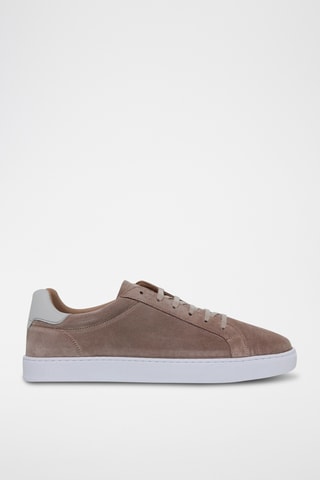 Baskets en nubuck - Taupe