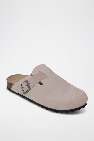 Sabots en nubuck - Beige