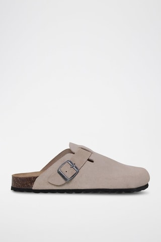 Sabots en nubuck - Beige