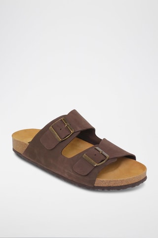Mules en cuir  Blusandal - Marron