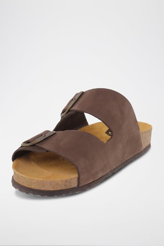 Mules en cuir  Blusandal - Marron