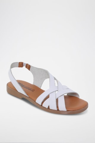 Sandales en cuir  Blusandal - Blanc