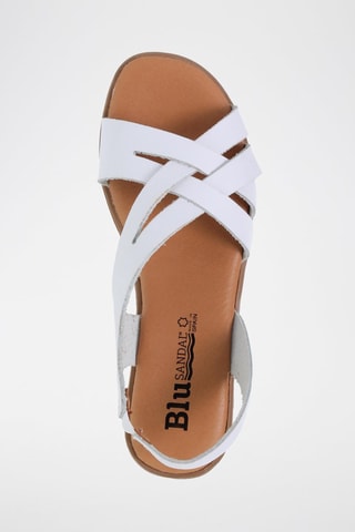Sandales en cuir  Blusandal - Blanc