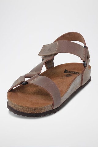 Sandales en cuir  Blusandal - Marron