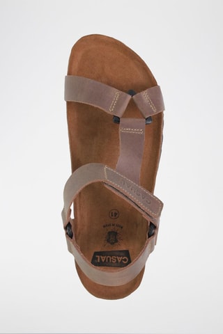 Sandales en cuir  Blusandal - Marron