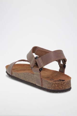 Sandales en cuir  Blusandal - Marron