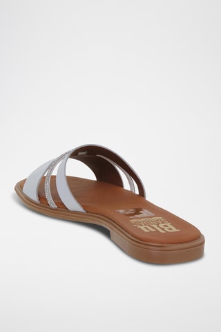 Ciabatte in pelle - Bianco