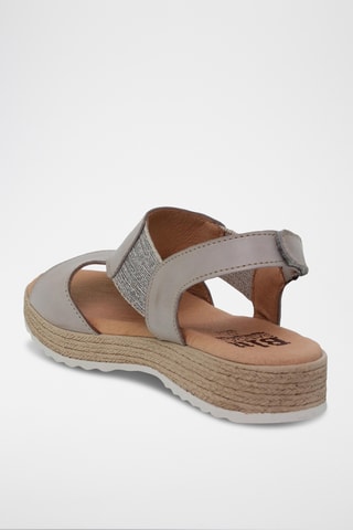 Sandales en cuir - Blanc