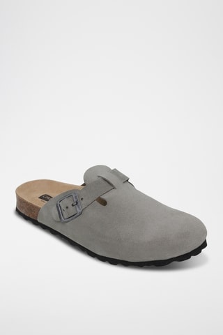 Sabots en nubuck - Vert