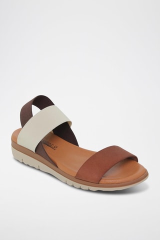 Sandali in pelle Blusandal - Bianco, nero e marrone