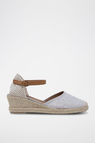 Espadrilles compensées  Amelie - Argenté