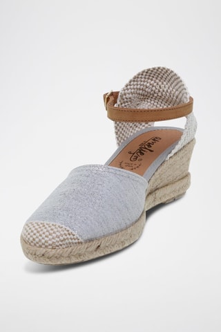 Espadrilles compensées  Amelie - Argenté