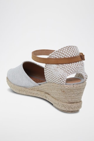 Espadrilles compensées  Amelie - Argenté