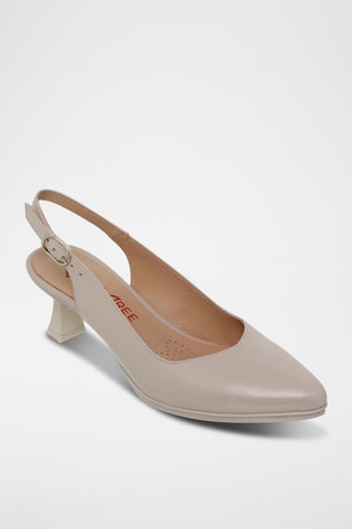 Escarpins en cuir - Beige