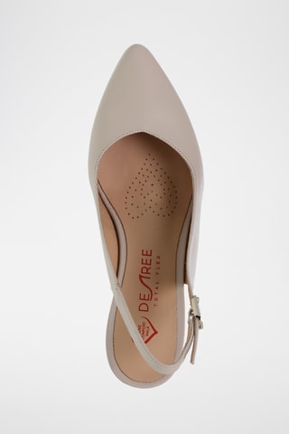 Escarpins en cuir - Beige