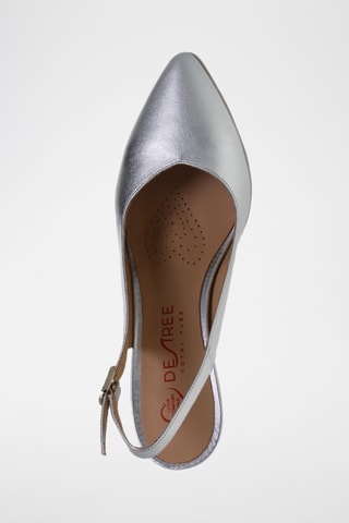 Escarpins en cuir - Argenté