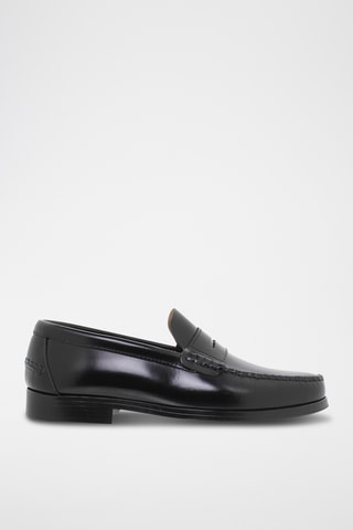 Mocassins en cuir - Noir