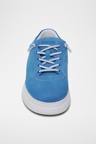 Baskets en cuir - Bleu