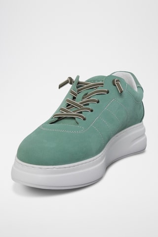 Baskets en cuir - Vert