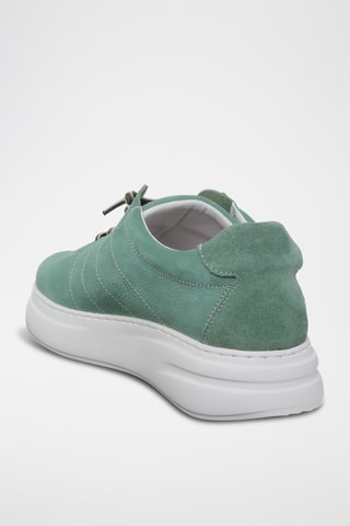 Baskets en cuir - Vert