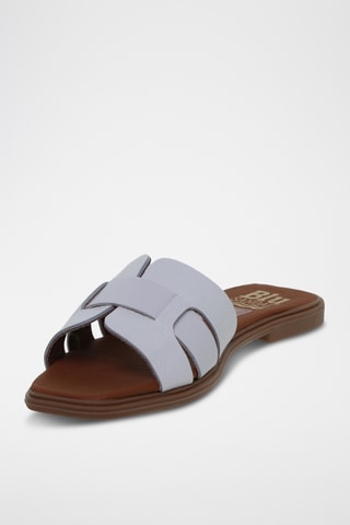 Ciabatte in pelle - Bianco