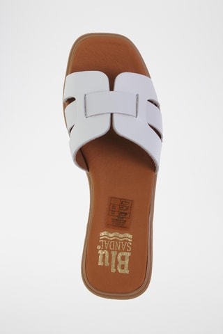 Ciabatte in pelle - Bianco