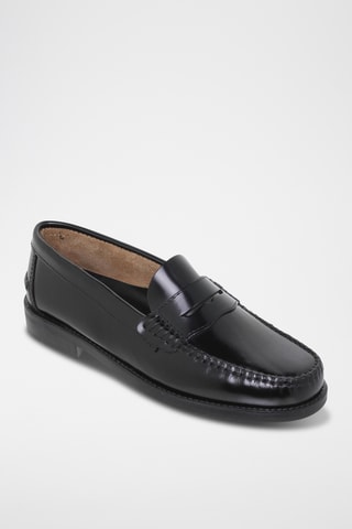 Mocassins en cuir - Noir