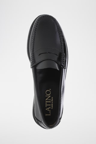 Mocassins en cuir - Noir