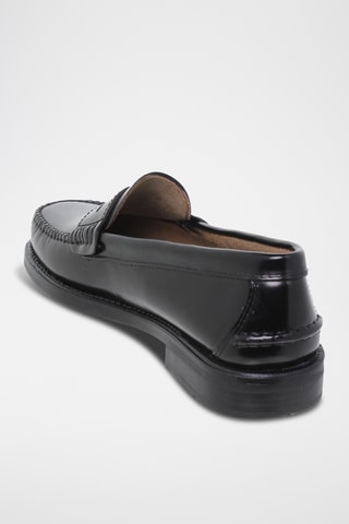 Mocassins en cuir - Noir