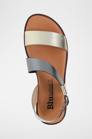 Sandales en cuir - Doré