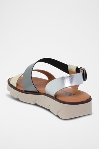 Sandales en cuir - Doré