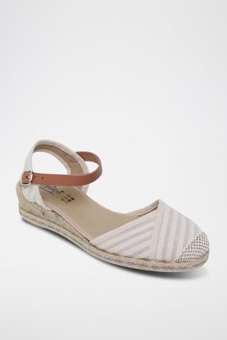 Espadrilles compensées  Amélie - Beige et marron