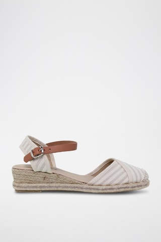 Espadrilles compensées  Amélie - Beige et marron