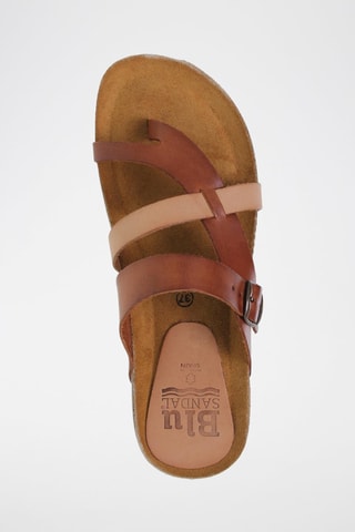 Sandales en cuir  Blusandal - Marron