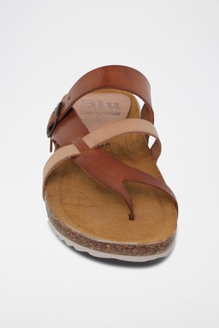 Sandales en cuir  Blusandal - Marron